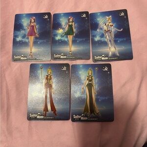 Sailor Moon Japanese cards lot 5 cards